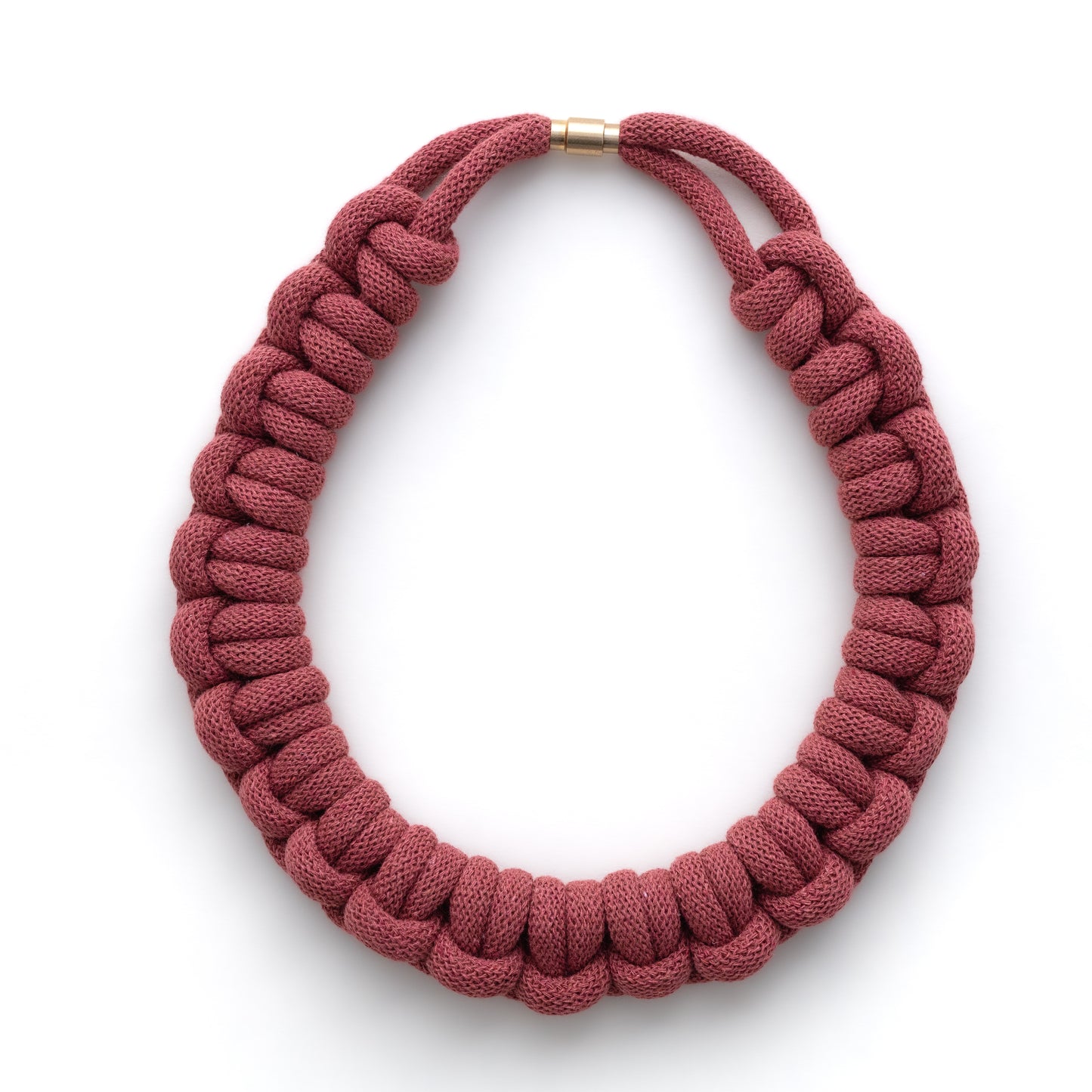 Recycled Cotton Necklace in Wild Rose